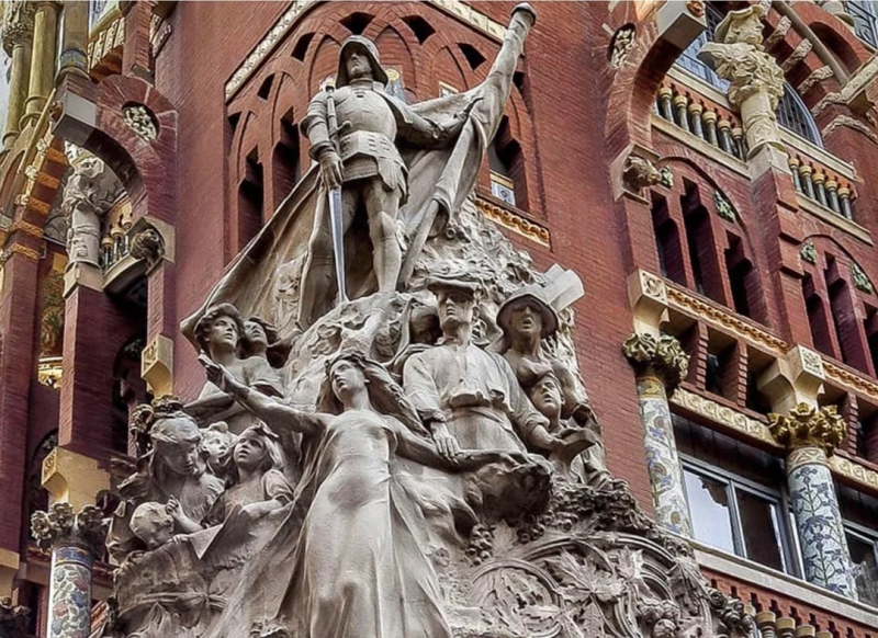 تالارموسیقی کاتالان در بارسلون اسپانیا Palau de la Música Catalana 
